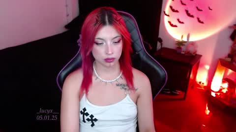 Snapshot of _lucyx__ chatting on January 2025 09:03:01 PM Queen.  Help me reach 100 thumbs up  online show from January 2025 09:03:01 PM