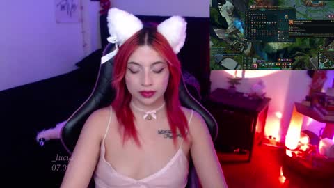 Snapshot of _lucyx__ chatting on January 2025 12:17:02 AM Queen.  Help me reach 100 thumbs up  online show from January 2025 12:17:02 AM