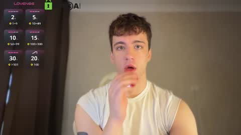 Snapshot of adampolerno chatting on June 2026 10:27:01 AM Hi Im Adam Glad to see u here 3 And its my first day online show from June 2026 10:27:01 AM