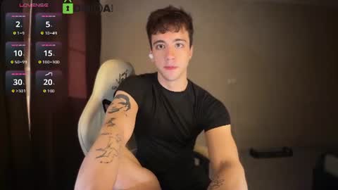Snapshot of adampolerno chatting on July 2026 03:56:01 PM Hi Im Adam Glad to see u here 3 And its my first day online show from July 2026 03:56:01 PM