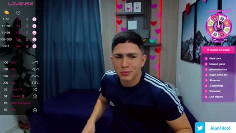 Snapshot of alan_nd_kevin chatting on February 2025 02:43:01 PM Alan  Kevin can we reach 100 thumbs up please guys  online show from February 2025 02:43:01 PM