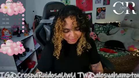 Snapshot of alesyahampton chatting on April 2026 04:40:02 PM Crespa Ruidosa online show from April 2026 04:40:02 PM