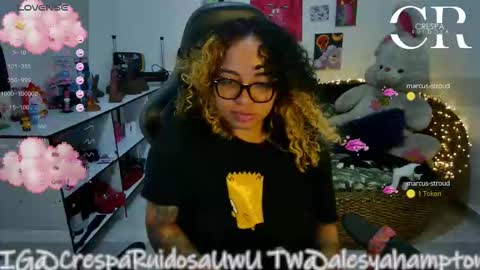 Snapshot of alesyahampton chatting on April 2026 05:48:01 PM Crespa Ruidosa online show from April 2026 05:48:01 PM