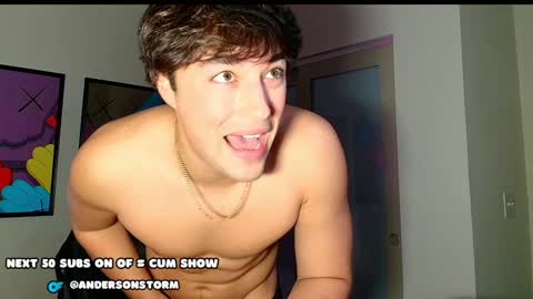 Snapshot of andersonstorm chatting on January 2025 03:00:02 AM Anderson Storm online show from January 2025 03:00:02 AM