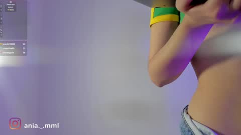 Snapshot of ania_mml chatting on January 2025 11:21:02 PM Ania online show from January 2025 11:21:02 PM