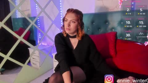 Snapshot of annie_winter1 chatting on January 2025 09:14:02 PM Annie online show from January 2025 09:14:02 PM