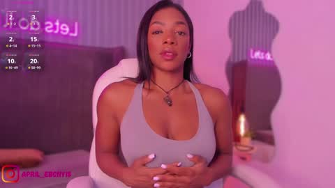 Snapshot of april_ebony18_ chatting on January 2025 10:41:01 AM April online show from January 2025 10:41:01 AM