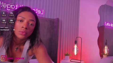 Snapshot of april_ebony18_ chatting on January 2025 01:41:01 PM April online show from January 2025 01:41:01 PM