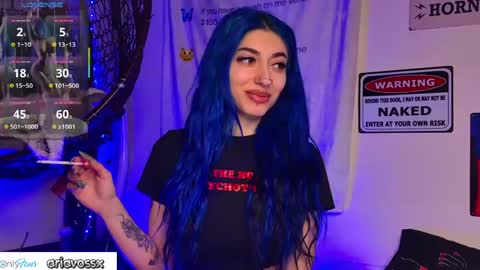 Snapshot of ariavossx chatting on April 2026 08:33:01 PM Aria online show from April 2026 08:33:01 PM