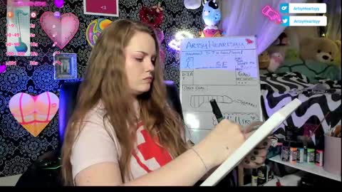 ArtsyHeartsyy online show from February 2025 06:08:01 AM