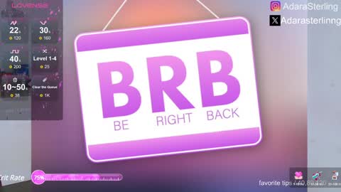 adara sterling online show from January 2025 07:24:01 PM