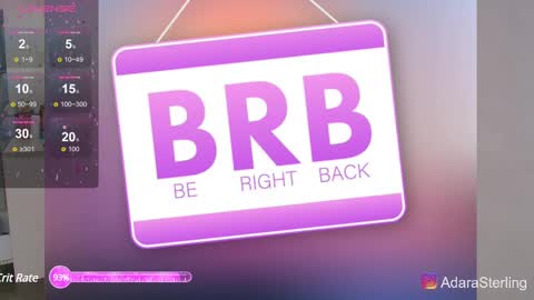 adara sterling online show from February 2025 05:03:02 PM