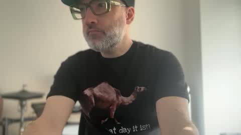 Snapshot of badboymusician chatting on March 2026 02:34:01 PM RockHardDrummer online show from March 2026 02:34:01 PM