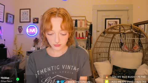 Snapshot of beckthetongue chatting on March 2026 10:09:01 PM Beck the tongue online show from March 2026 10:09:01 PM