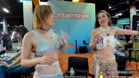 Snapshot of beckthetongue chatting on April 2026 06:35:01 PM Beck the tongue online show from April 2026 06:35:01 PM