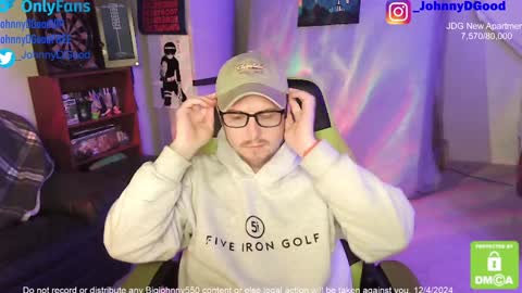 Snapshot of bigjohnny550 chatting on December 2024 12:17:01 AM Johnny D Good online show from December 2024 12:17:01 AM