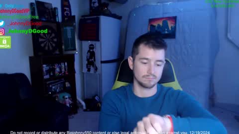 Snapshot of bigjohnny550 chatting on December 2024 09:06:01 PM Johnny D Good online show from December 2024 09:06:01 PM