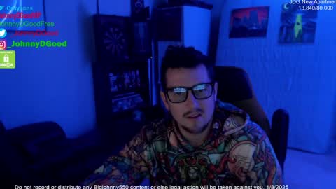 Snapshot of bigjohnny550 chatting on January 2025 09:58:02 PM Johnny D Good online show from January 2025 09:58:02 PM