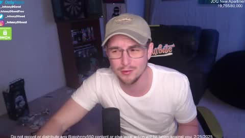 Snapshot of bigjohnny550 chatting on February 2025 02:48:02 AM Johnny D Good online show from February 2025 02:48:02 AM