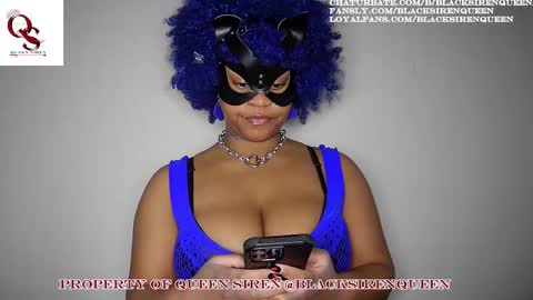 Snapshot of blacksirenqueen chatting on February 2025 08:50:02 PM Queen Siren online show from February 2025 08:50:02 PM