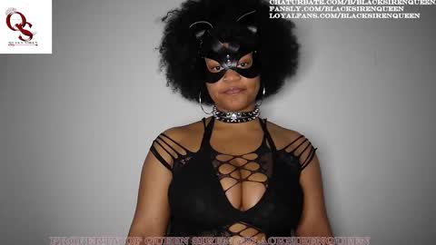 Snapshot of blacksirenqueen chatting on February 2025 12:43:01 AM Queen Siren online show from February 2025 12:43:01 AM