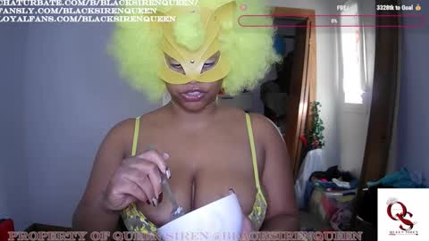 Snapshot of blacksirenqueen chatting on September 2025 01:14:02 PM Queen Siren online show from September 2025 01:14:02 PM