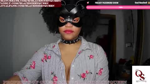 Snapshot of blacksirenqueen chatting on December 2025 04:32:01 AM Queen Siren online show from December 2025 04:32:01 AM