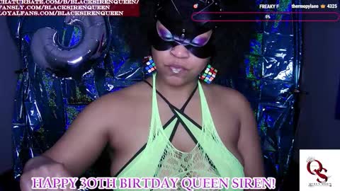Snapshot of blacksirenqueen chatting on March 2026 09:50:02 AM Queen Siren online show from March 2026 09:50:02 AM
