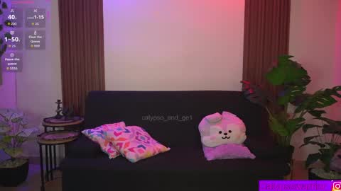 Snapshot of calypso_and_ge1 chatting on April 2026 12:30:01 AM Calypso and Kayla online show from April 2026 12:30:01 AM