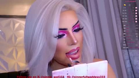 Snapshot of cherryharper chatting on March 2026 07:47:01 AM THE ALPHA GODDESSOFSEXUALDESIRE online show from March 2026 07:47:01 AM
