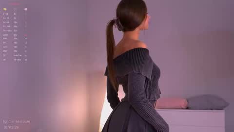 Snapshot of claire_amoure chatting on March 2026 07:07:01 PM Claire online show from March 2026 07:07:01 PM