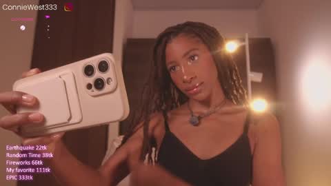 Snapshot of connie_west0 chatting on April 2026 12:11:02 AM independent model online show from April 2026 12:11:02 AM