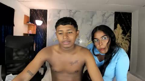 Snapshot of couple_dirty777 chatting on April 2026 02:19:01 PM Jonatham and Marllory online show from April 2026 02:19:01 PM