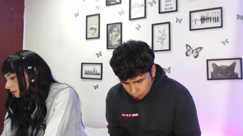 Snapshot of coupsextop chatting on January 2025 08:03:01 AM Juli and Liam online show from January 2025 08:03:01 AM