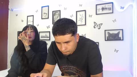 Snapshot of coupsextop chatting on January 2025 07:29:01 AM Juli and Liam online show from January 2025 07:29:01 AM