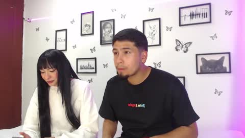 Snapshot of coupsextop chatting on February 2025 07:45:02 AM Juli and Liam online show from February 2025 07:45:02 AM