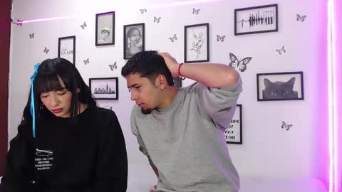 Snapshot of coupsextop chatting on February 2025 05:09:01 AM Juli and Liam online show from February 2025 05:09:01 AM