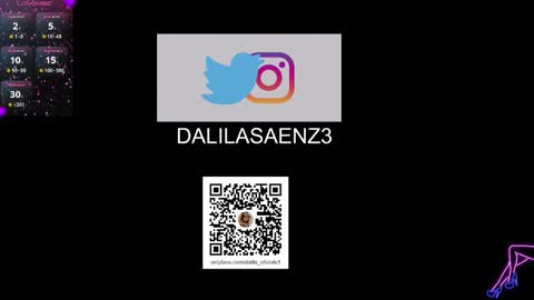 Snapshot of dalila_oficials chatting on January 2025 02:31:01 AM online show from January 2025 02:31:01 AM
