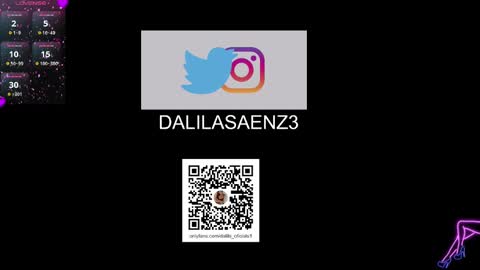 Snapshot of dalila_oficials chatting on February 2025 12:16:01 AM online show from February 2025 12:16:01 AM