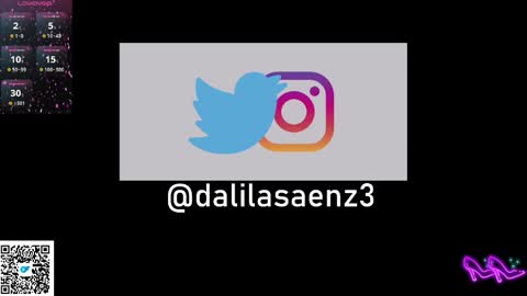 Snapshot of dalila_oficials chatting on September 2025 11:26:01 AM online show from September 2025 11:26:01 AM