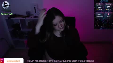 Snapshot of destroyall420 chatting on February 2025 06:53:02 AM Lola Bdsm and fries online show from February 2025 06:53:02 AM