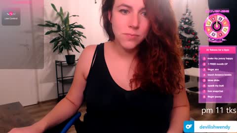 Snapshot of devilishwendy chatting on January 2025 03:48:01 PM Wendyin pvt all from tipmenu free except anal and big dildo online show from January 2025 03:48:01 PM