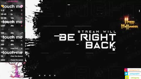 SANTI  independent model online show from October 2025 02:15:01 AM