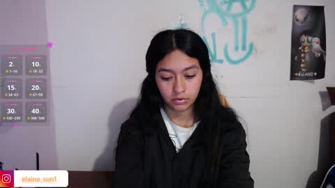 Snapshot of elaine_sun chatting on January 2025 03:32:02 AM Elaine eli online show from January 2025 03:32:02 AM