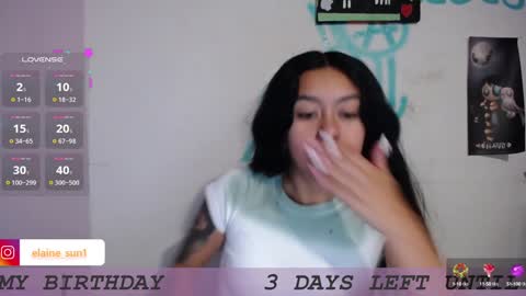 Snapshot of elaine_sun chatting on January 2025 03:05:02 AM Elaine eli online show from January 2025 03:05:02 AM