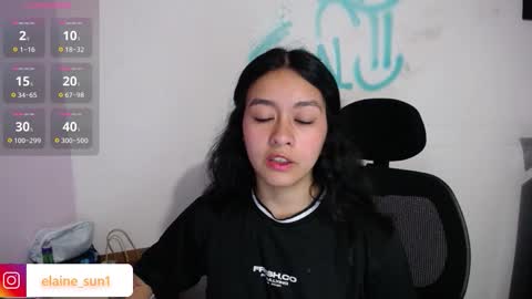 Snapshot of elaine_sun chatting on September 2025 10:10:02 PM Elaine eli online show from September 2025 10:10:02 PM