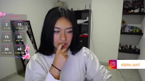 Snapshot of elaine_sun chatting on November 2025 01:03:02 AM Elaine eli online show from November 2025 01:03:02 AM