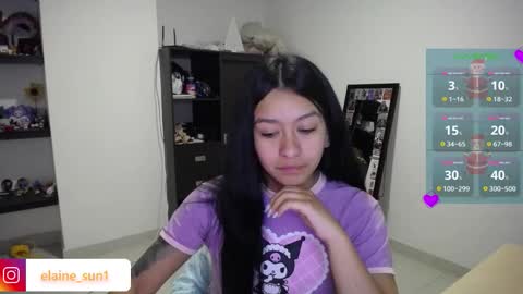 Snapshot of elaine_sun chatting on December 2025 01:02:01 AM Elaine eli online show from December 2025 01:02:01 AM