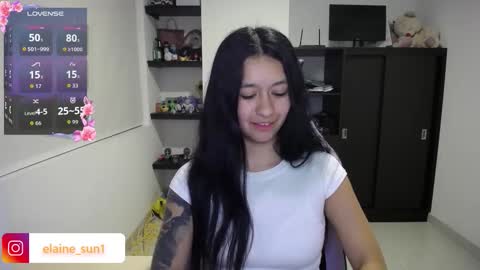 Snapshot of elaine_sun chatting on February 2026 01:28:02 AM Elaine eli online show from February 2026 01:28:02 AM