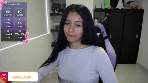 Snapshot of elaine_sun chatting on March 2026 12:01:01 PM Elaine eli online show from March 2026 12:01:01 PM